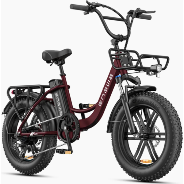 Engwe L20 Boost electric bike red color