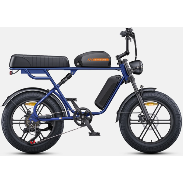 Engwe M1  electric bike dual battery blue color