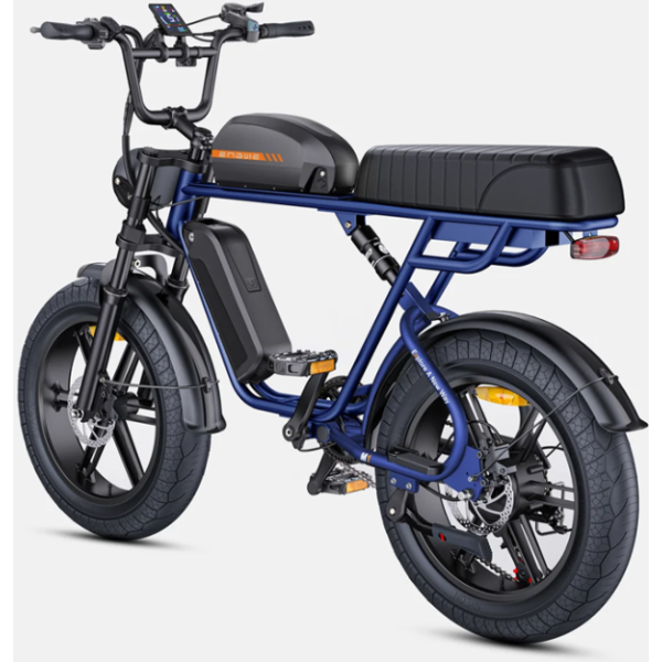Engwe M1  electric bike dual battery blue color