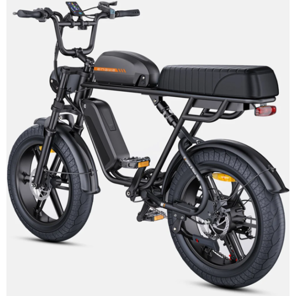 Engwe M1 electric bike dual battery black color